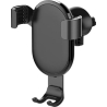 Colorway | Metallic Gravity Holder For Smartphone | Adjustable | Clamp | Black | Fixation of the smartphone in one motion. Compa