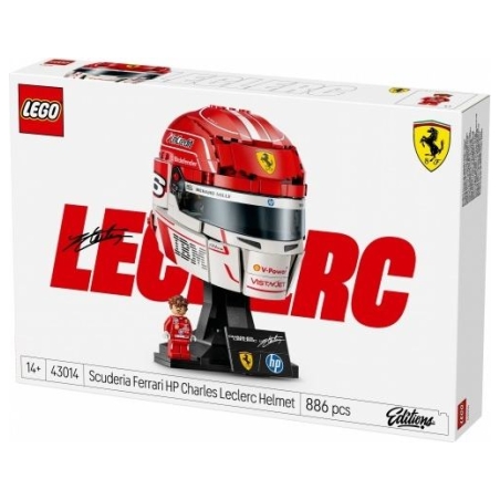 Lego Blocks Editions 43014 Scuderia Ferrari HP Charles Leclerc Helmet