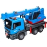 Bruder MAN TGS truck with crane, blue