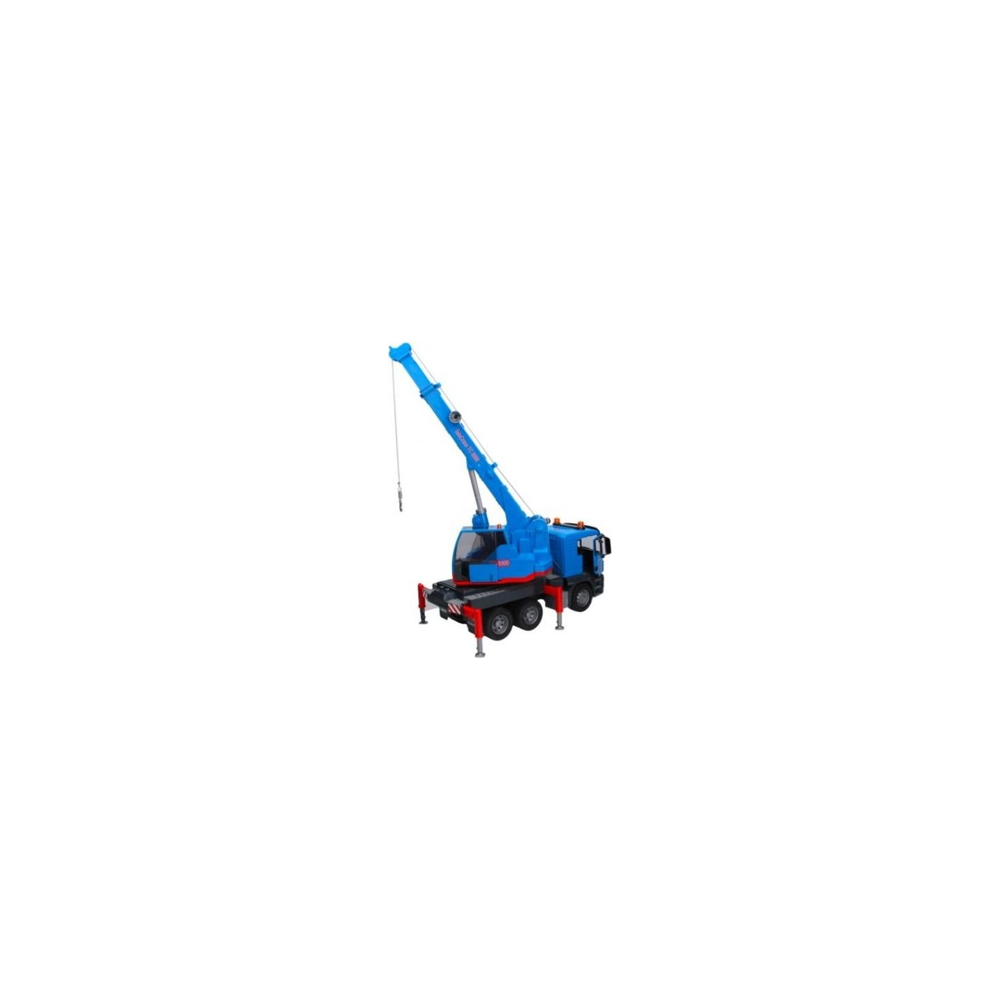 Bruder MAN TGS truck with crane, blue