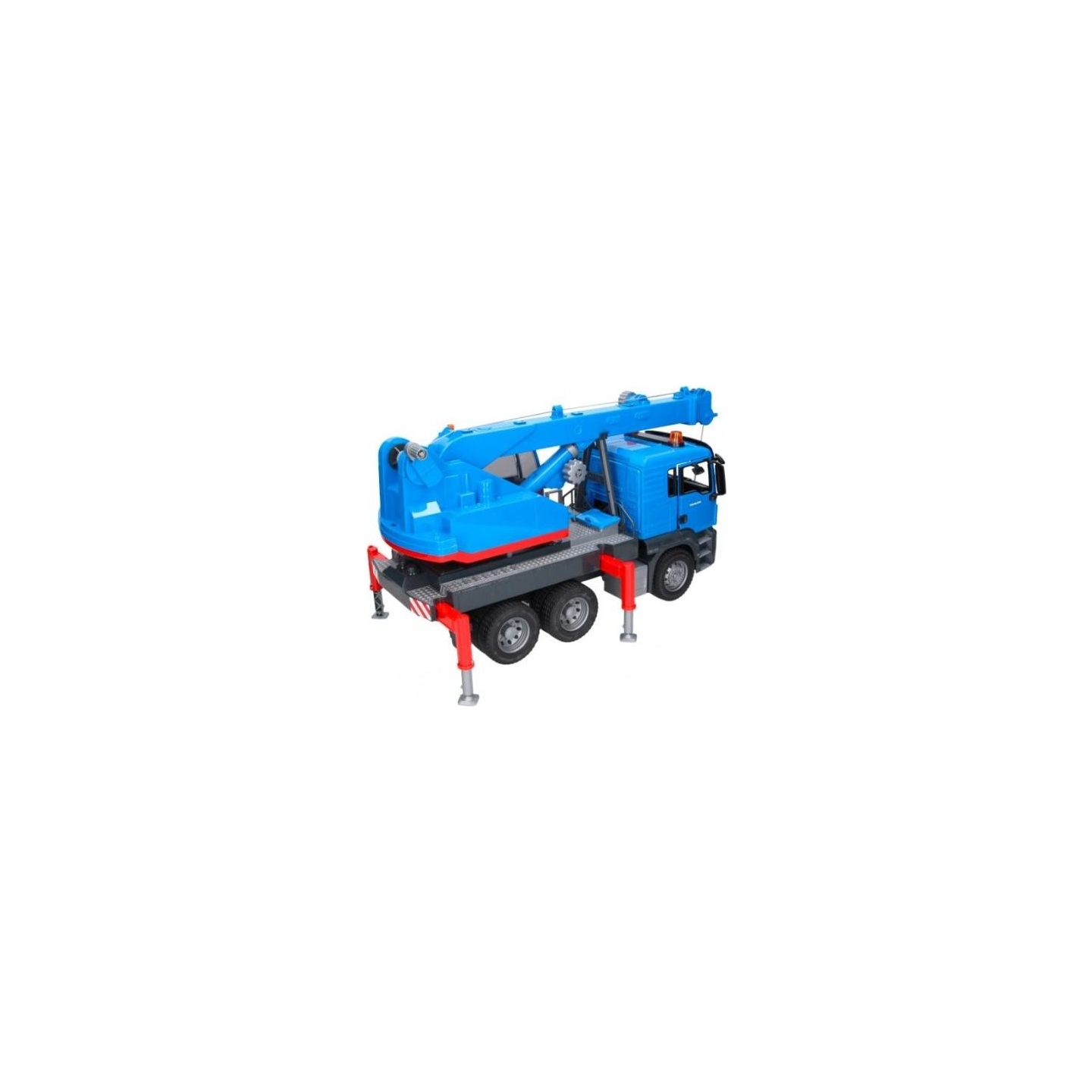 Bruder MAN TGS truck with crane, blue