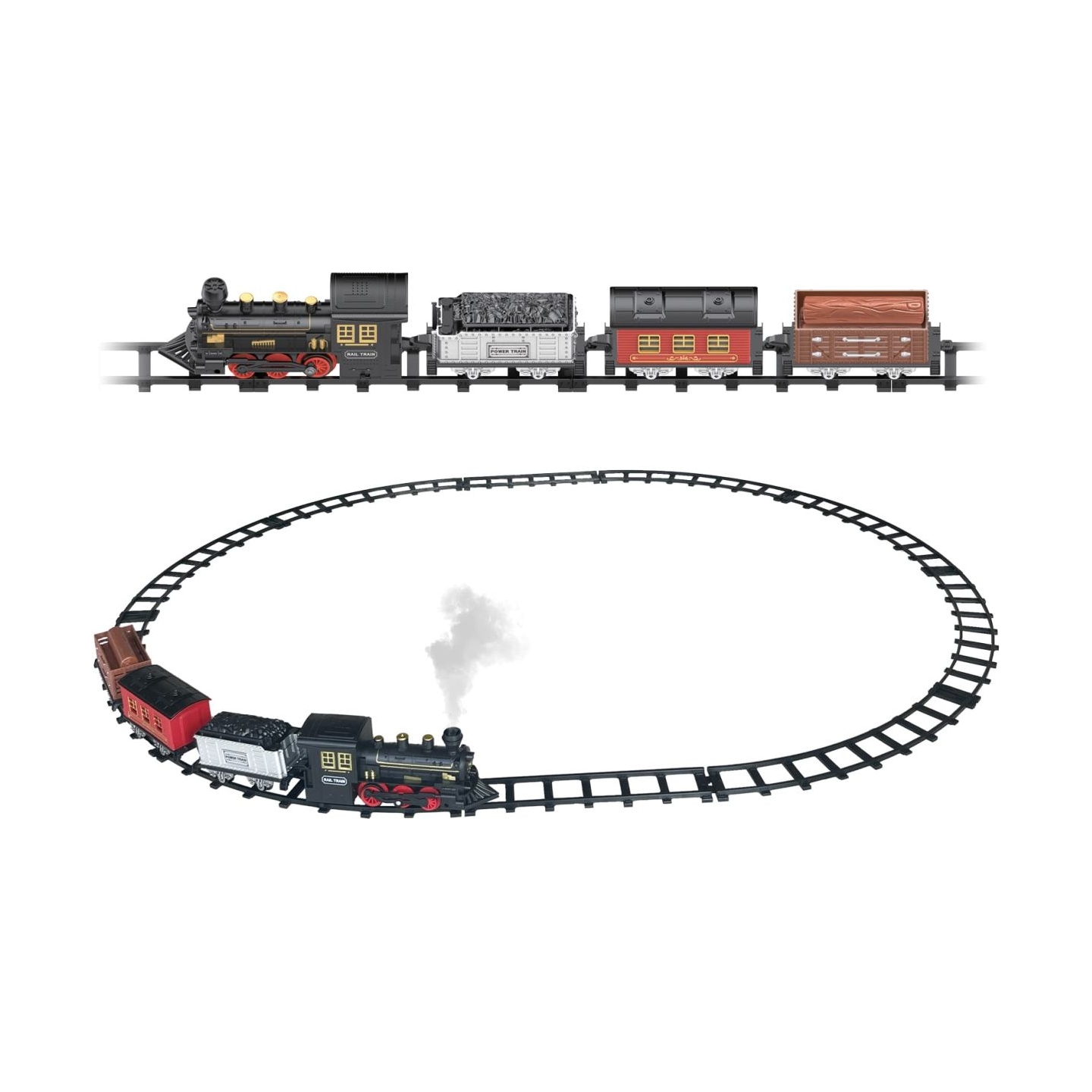 Koala Games G2599 Steam Cargo Train