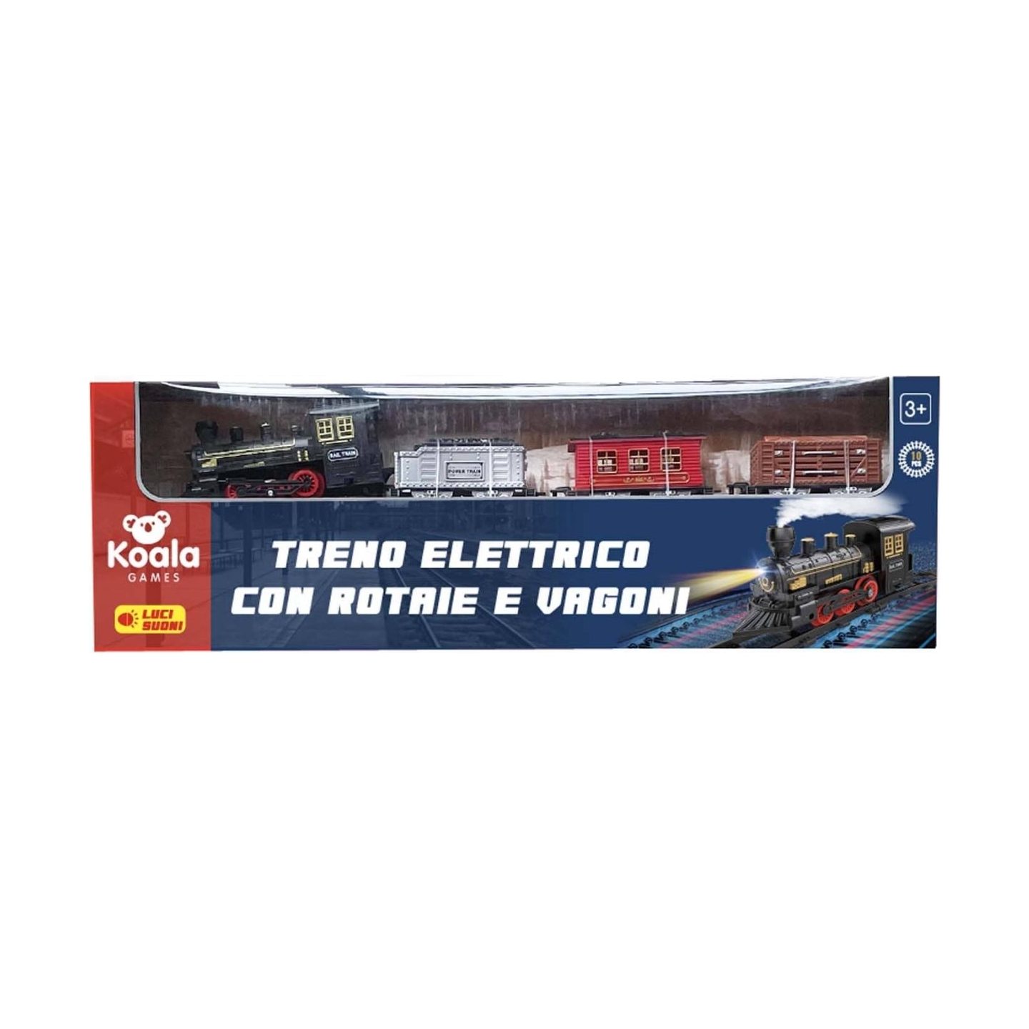 Koala Games G2599 Steam Cargo Train