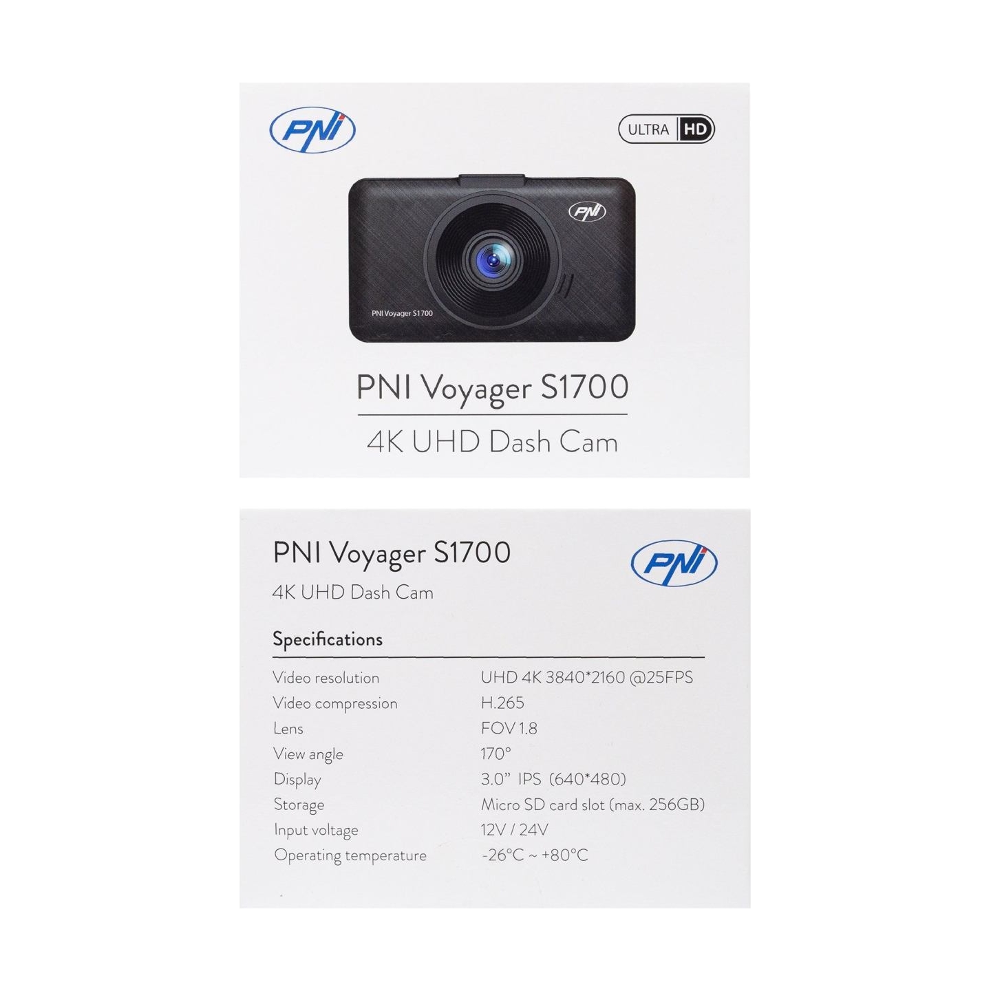PNI Car DVR S1700