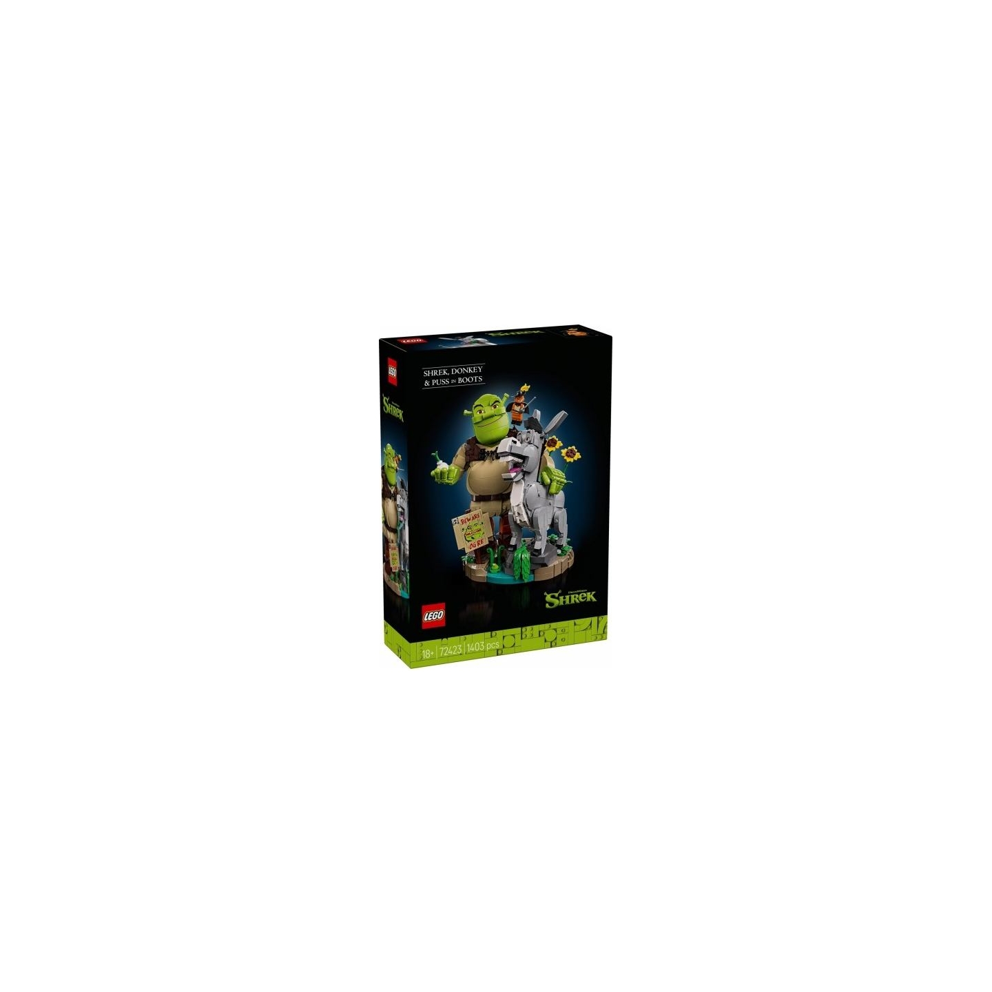 Lego Bricks Shrek 72423 Shrek, Donkey and Puss in Boots