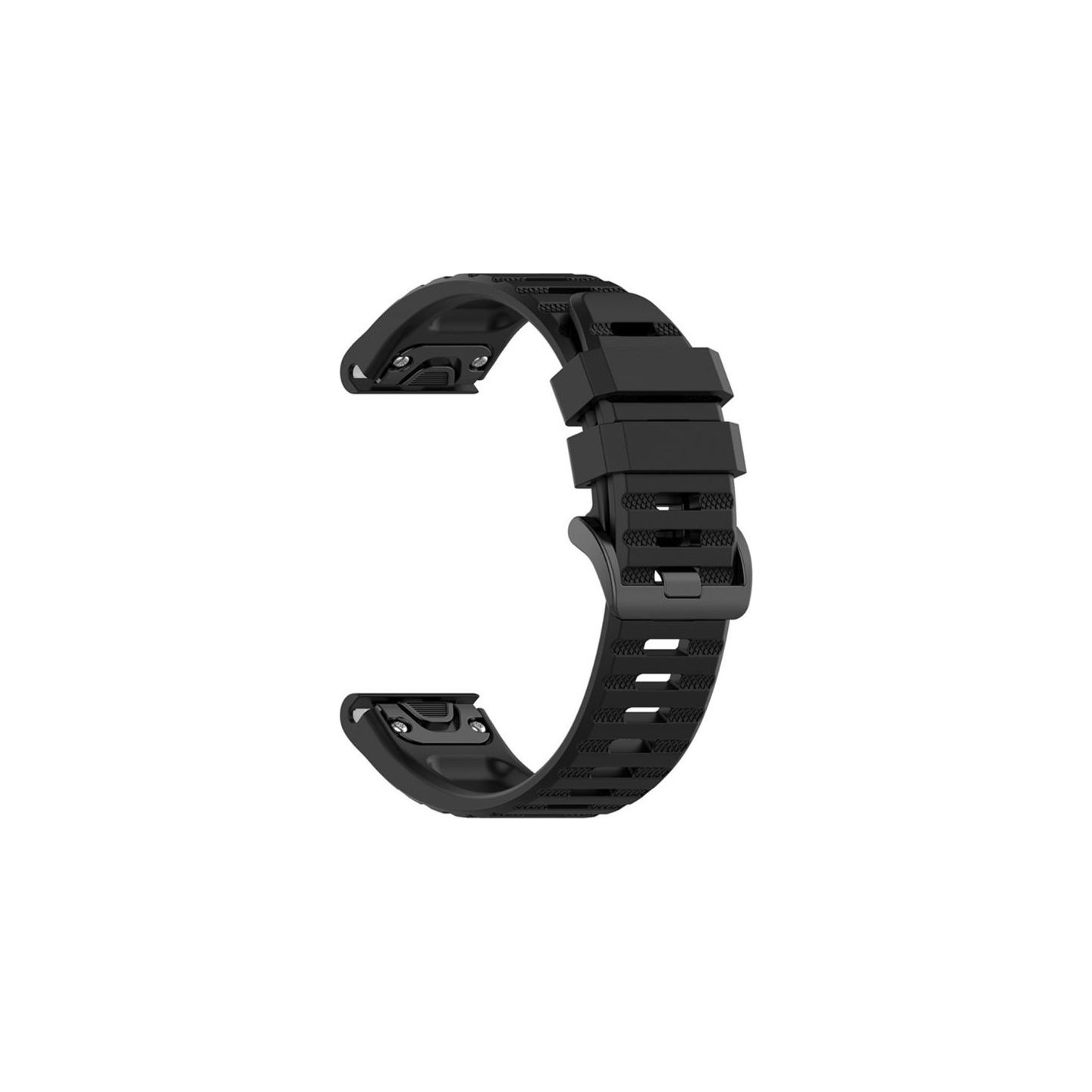 Fixed | Silicone Strap for Garmin QuickFit 26mm | Black