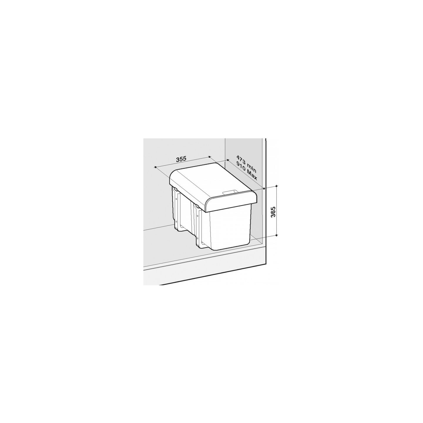 Teka Eco Easy 45 waste sorter