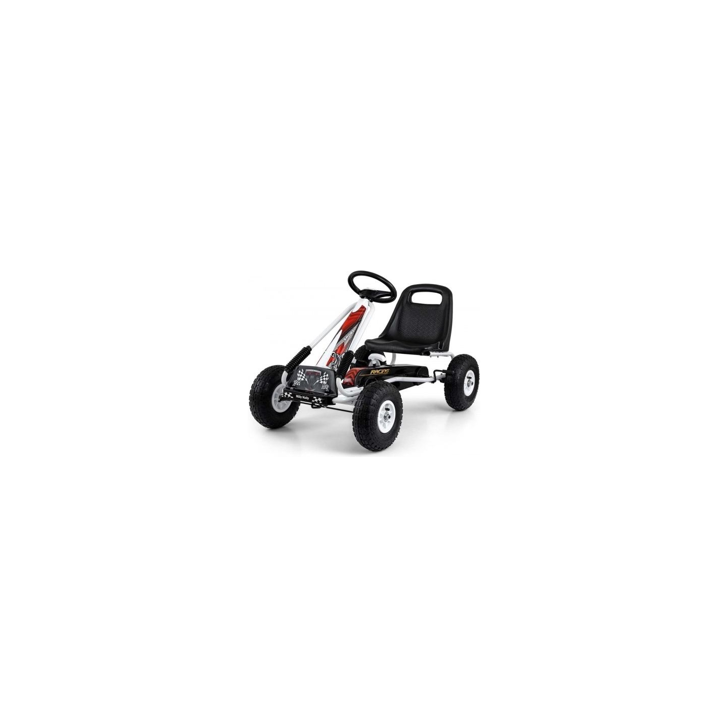 Milly Mally Pedal go-kart Thor White