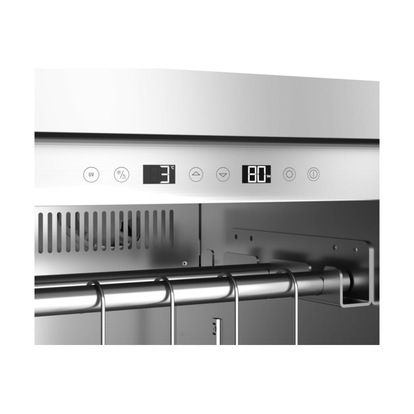 Caso | Dry aging cabinet with compressor technology | DryAged Master 380 Pro | Energy efficiency class Not apply | Food-ageing c