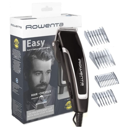 Rowenta Hair Trimmer | TN1603F0 | Corded | Black/Silver