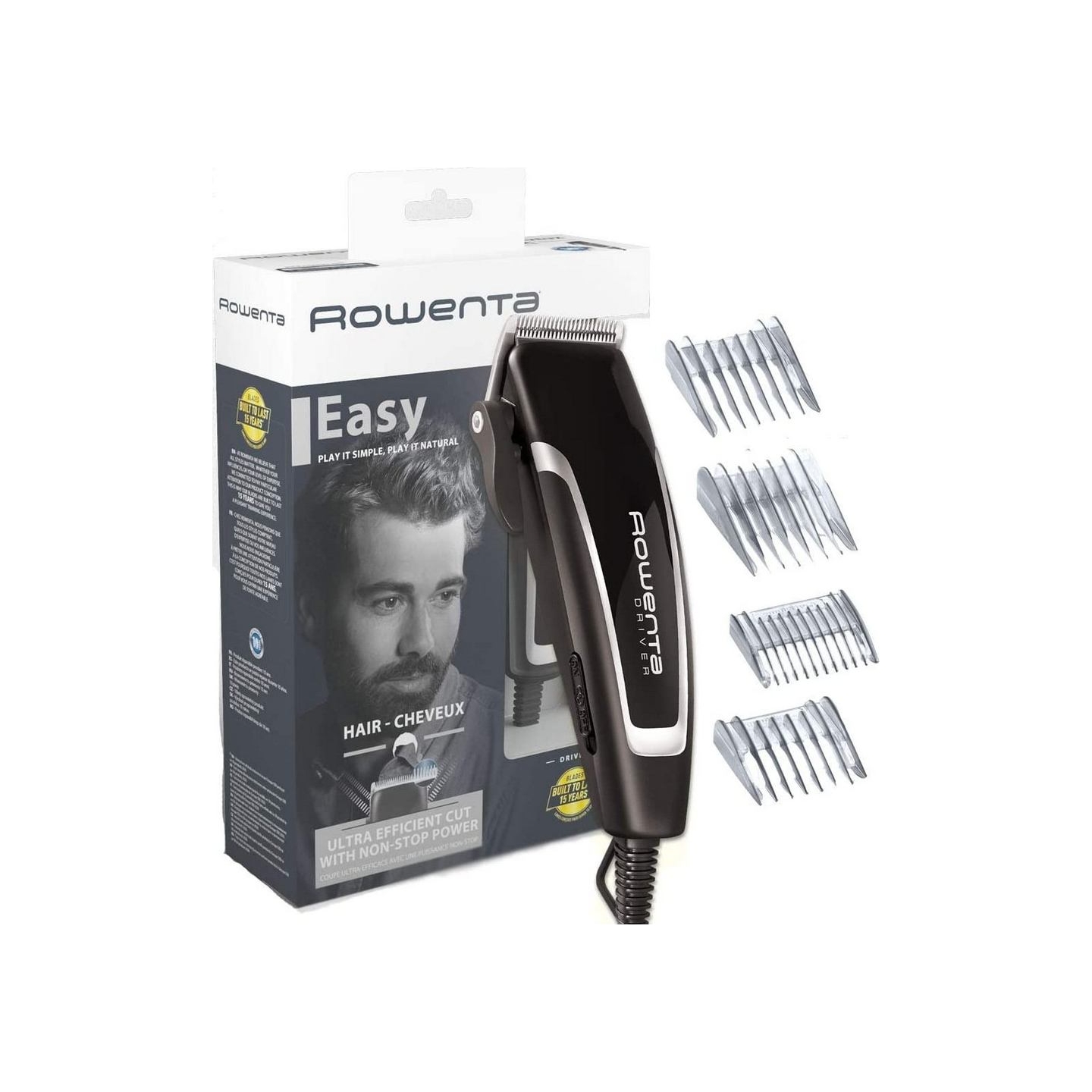 Rowenta Hair Trimmer | TN1603F0 | Corded | Black/Silver