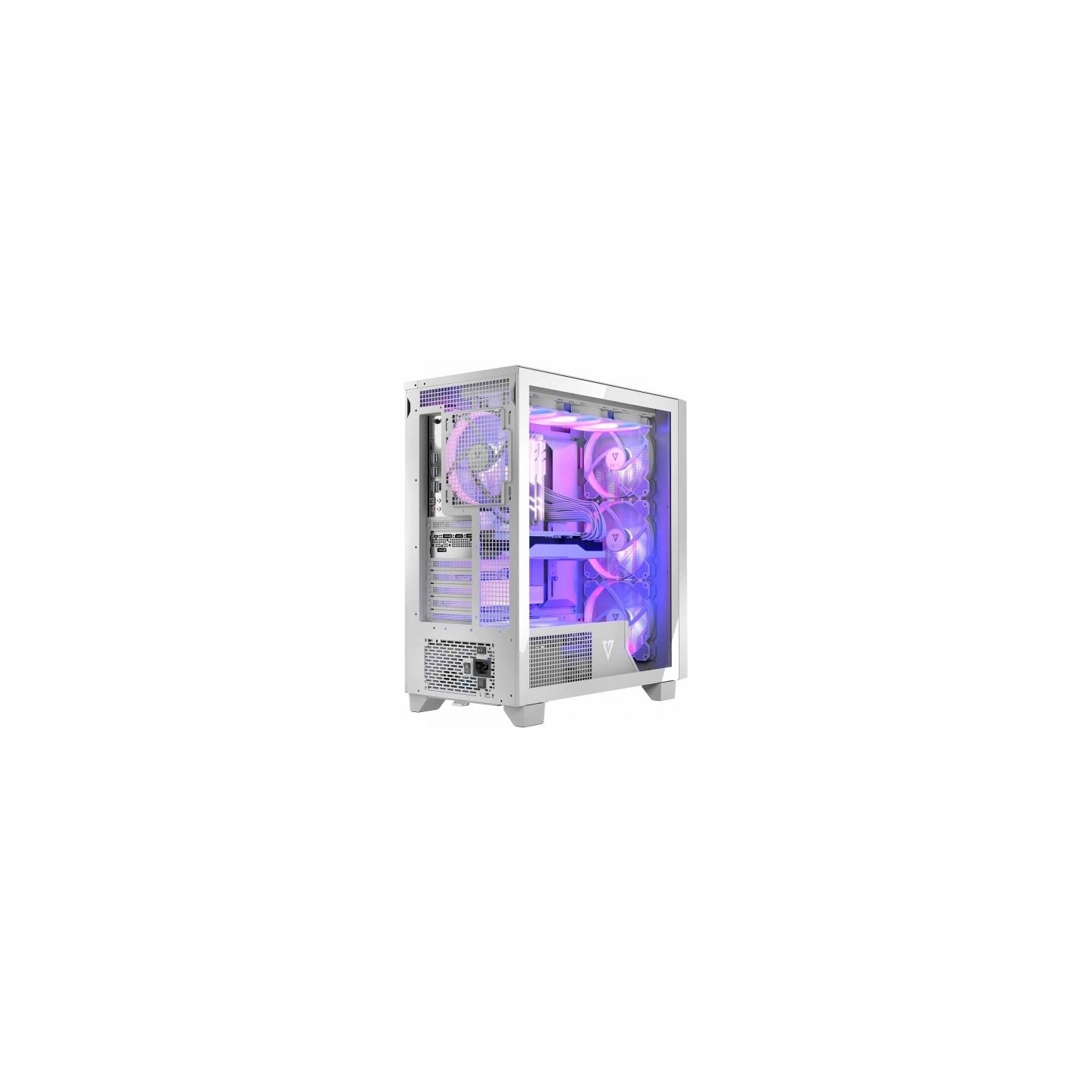 Modecom Computer case Volcano Perun Apex ARGB Midi white