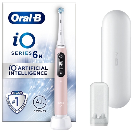 Oral-B Electric Toothbrush | iO Series 6 | Rechargeable | For adults | Number of brush heads included 1 | Number of teeth brushi