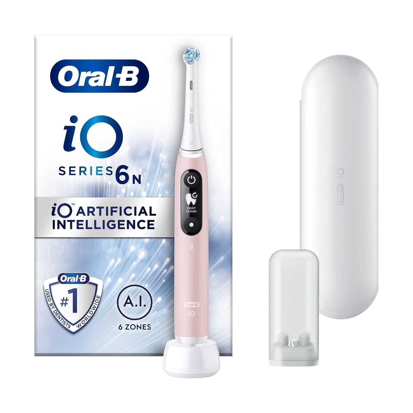 Oral-B Electric Toothbrush | iO Series 6 | Rechargeable | For adults | Number of brush heads included 1 | Number of teeth brushi