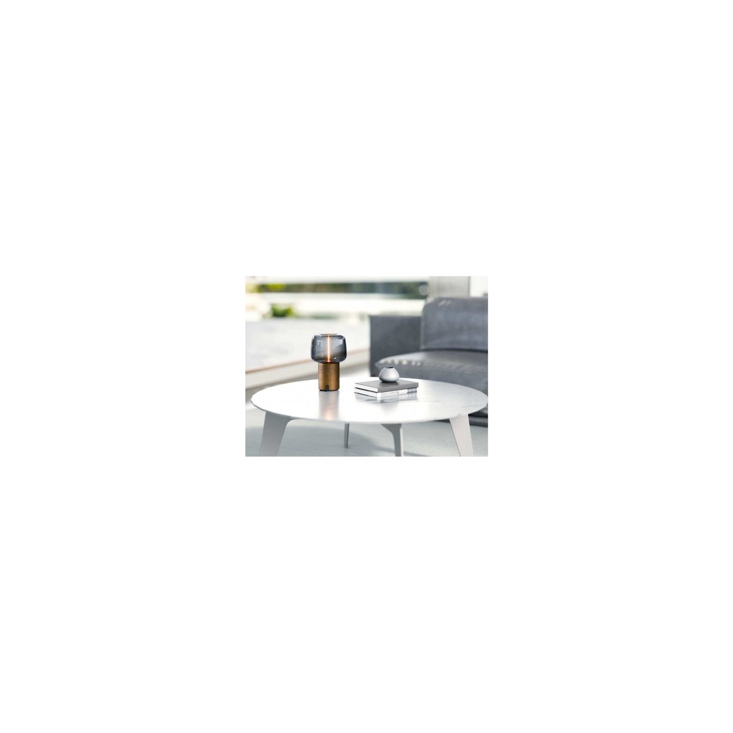 Kooduu Portable lamp with speaker Serena Play grey