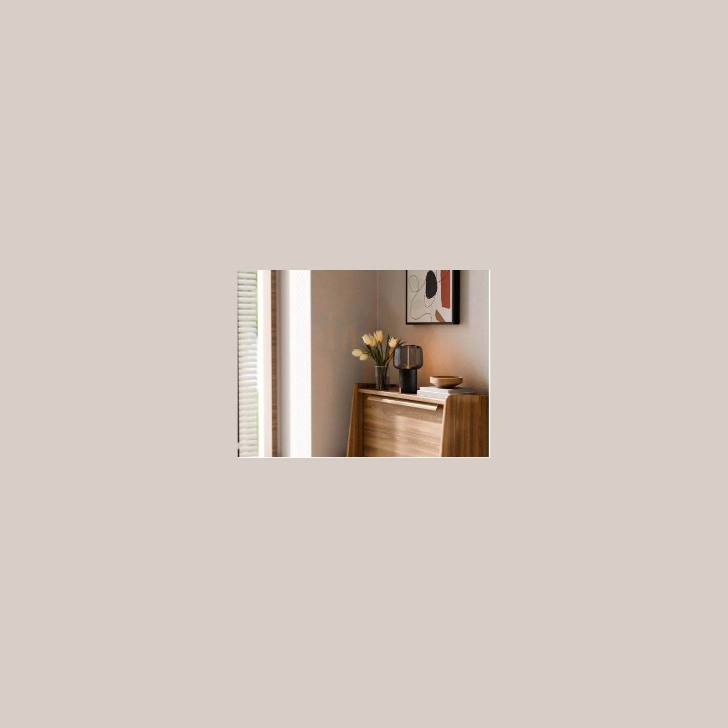Kooduu Portable lamp with speaker Serena Play grey
