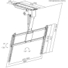 Maclean Electric TV ceiling mount MC-176 T