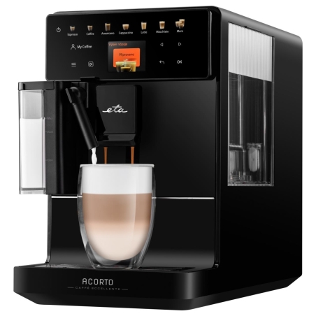 ETA | Coffee Machine | ETA918090000 Acorto | Pump pressure 19 bar | Built-in milk frother | Automatic | 1400 W | Black