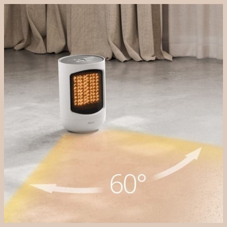 Duux Zone Personal Ceramic Heater | Ceramic Heater | 600/900/1500 W | White | IP21