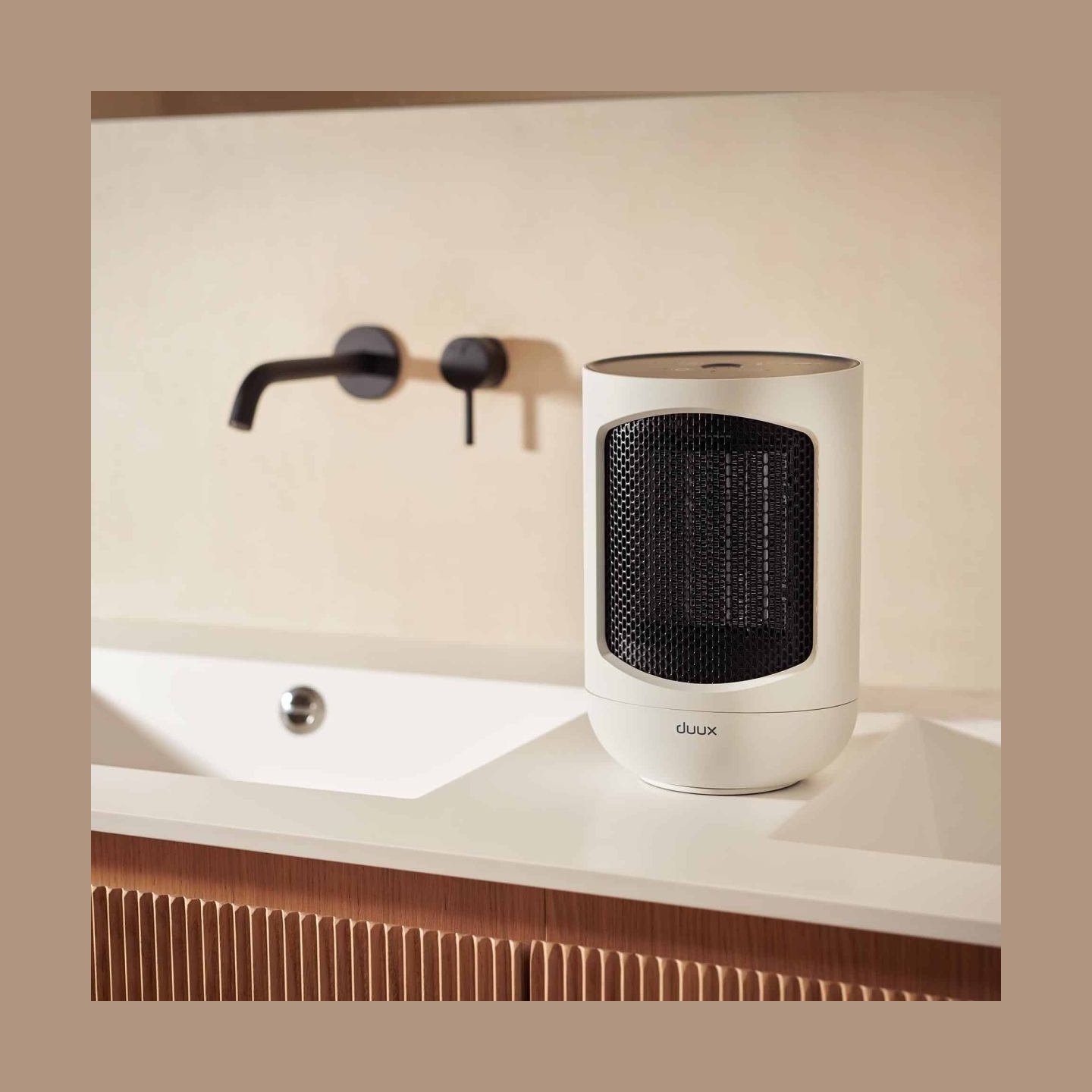 Duux Zone Personal Ceramic Heater | Ceramic Heater | 600/900/1500 W | White | IP21