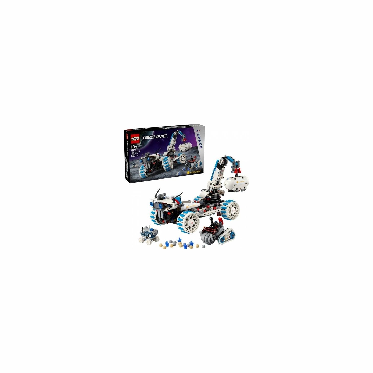 Lego Technic 42211 Lunar Outpost Moon Rover Space