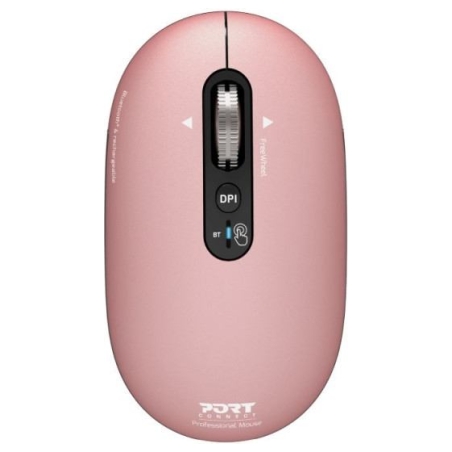 Port Connect Mouse | PURE MAC | Wireless | Bluetooth | Pink