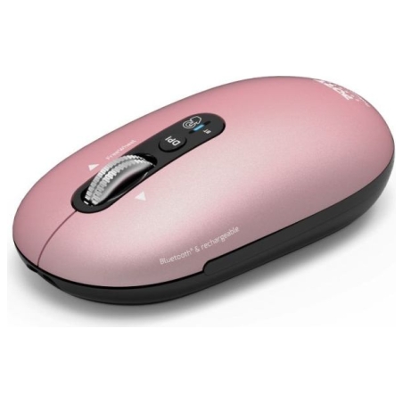 Port Connect Mouse | PURE MAC | Wireless | Bluetooth | Pink