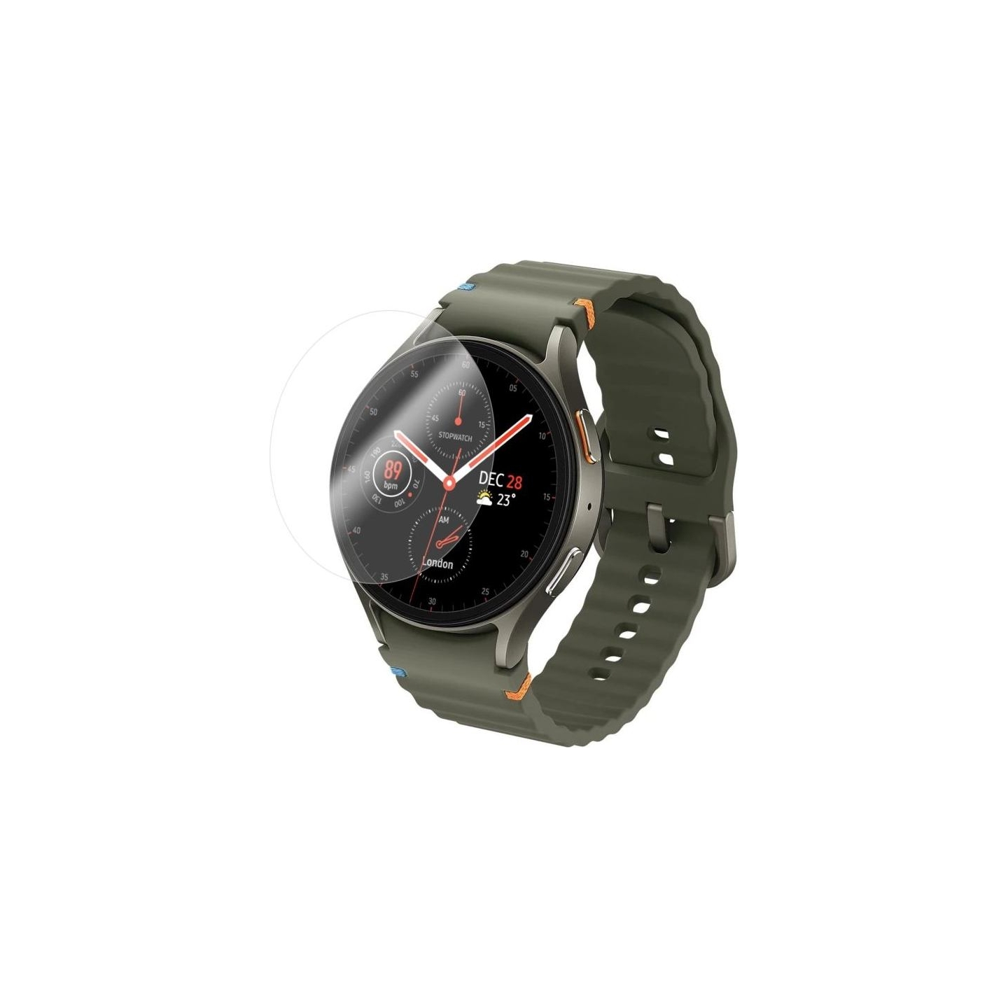Fixed | Protective tempered glass for smartwatch Samsung Galaxy Watch 7 (40mm), 2pcs | Clear
