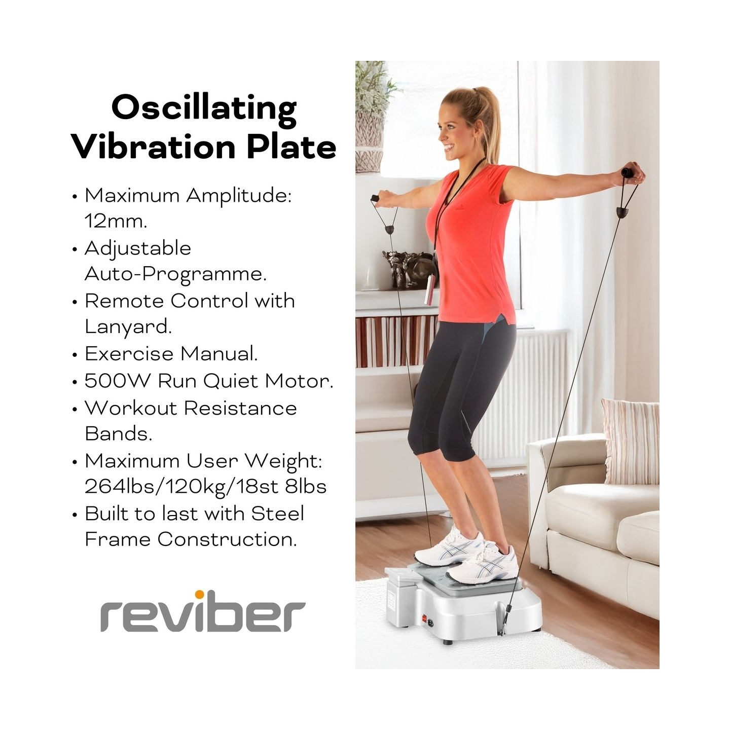 Reviber Plus Oscilatting Vibration Plate Exerciser ER02