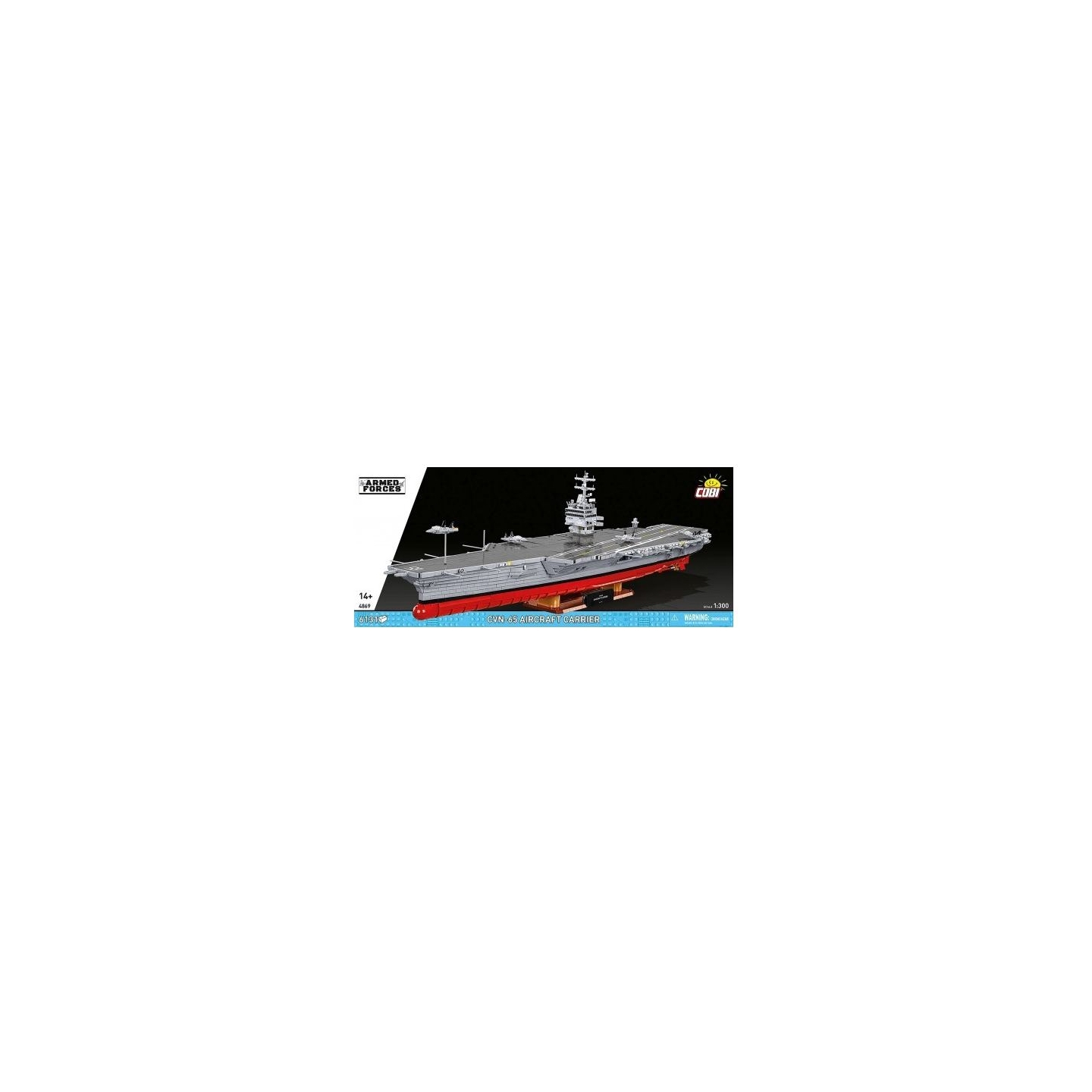 Cobi Klocki Blocks CVN-65 Aircraft Carrier 6131 blocks