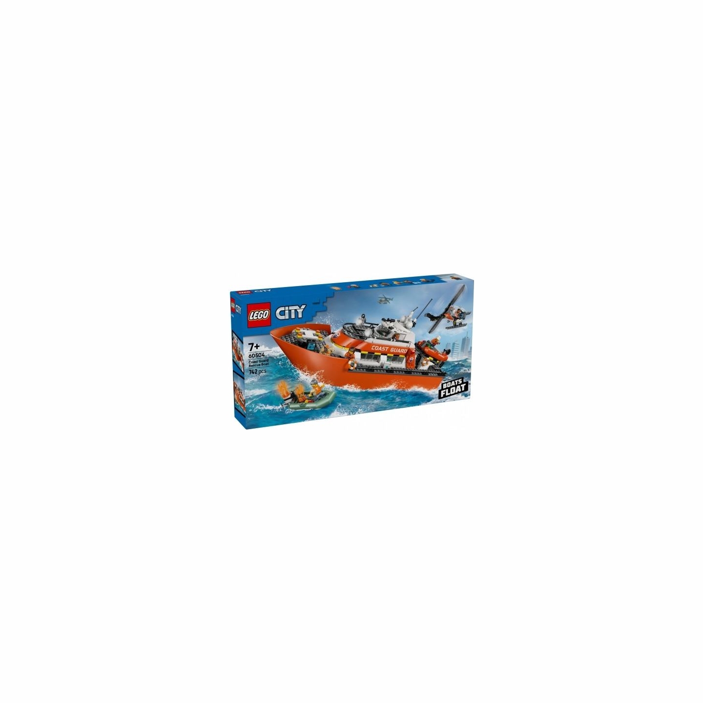 Lego Blocks City 60504 Coast Guard Rescue Boat and amp: Helicopter