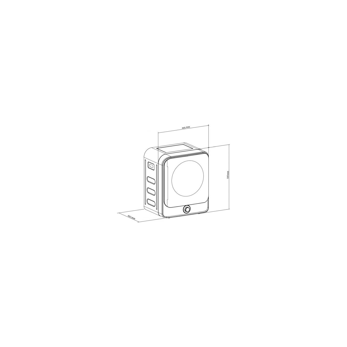 Greenblue Tumble dryer 3kg load GB415 GR