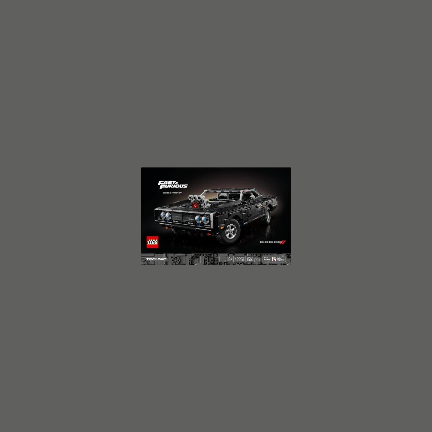 Lego Blocks Technic 42231 Fast and Furious Dodge Charger R/T