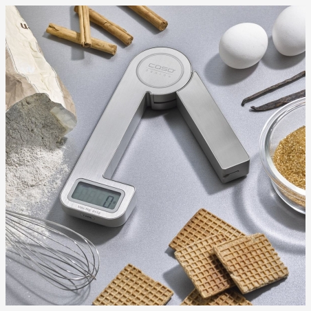 Caso | Scales | KitchenEcostyle | Maximum weight (capacity) 5 kg | Graduation 1 g | Display type LCD | Stainless steel