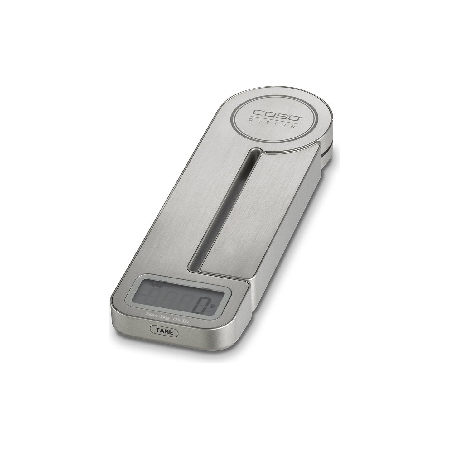 Caso | Scales | KitchenEcostyle | Maximum weight (capacity) 5 kg | Graduation 1 g | Display type LCD | Stainless steel