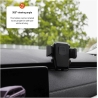 Fixed Iconiq Dash with adhesive foot for dashboard | FIXICQ-M-BK | Universal car holder | Black
