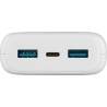 Fixed Power bank Zen 20 with LCD display and PD 20W output | FIXZEN-20-WH | 20000 mAh | White