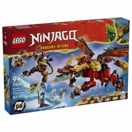 Lego Ninjago 71868 Wyldfyres Transforming Dragon Mech Blocks