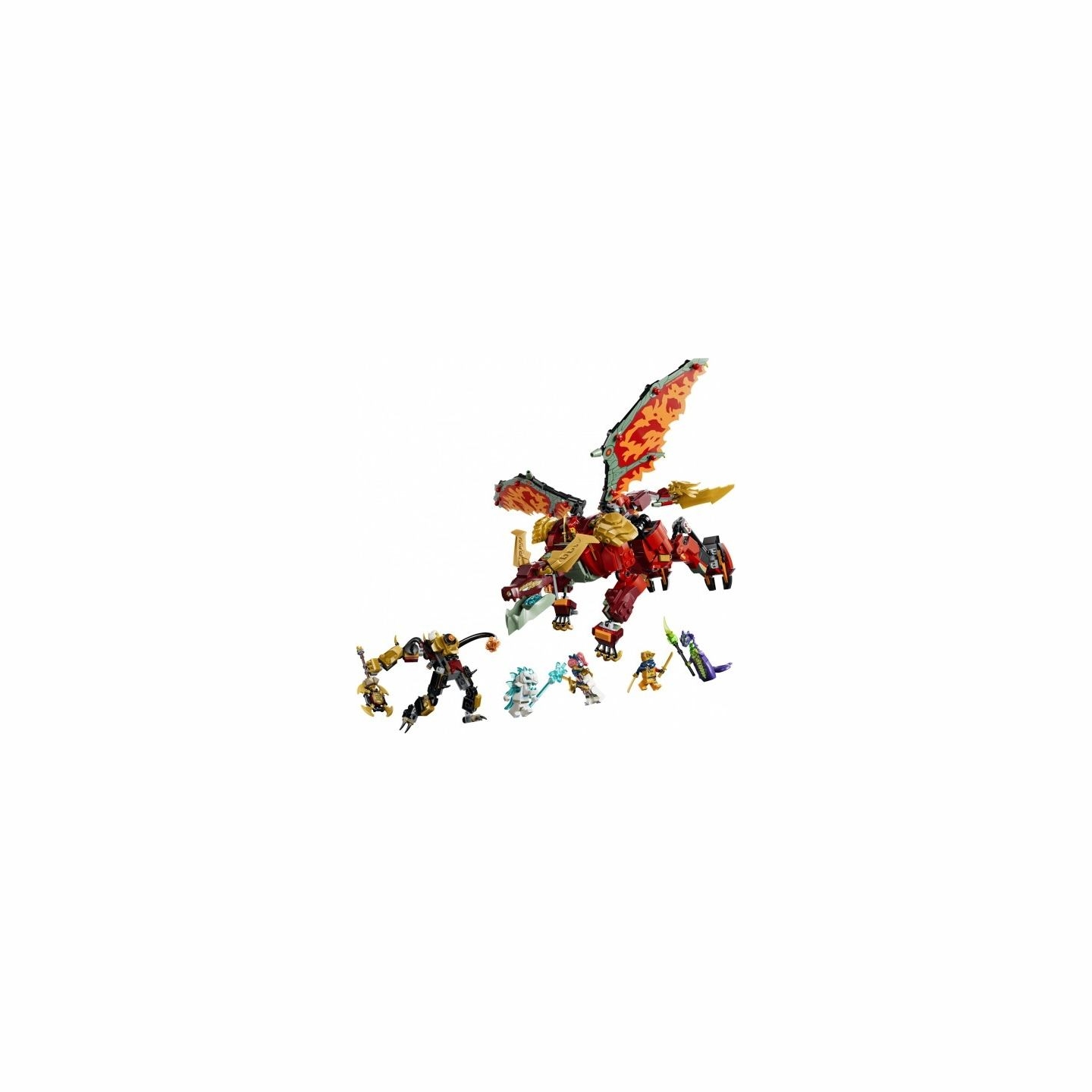 Lego Ninjago 71868 Wyldfyres Transforming Dragon Mech Blocks