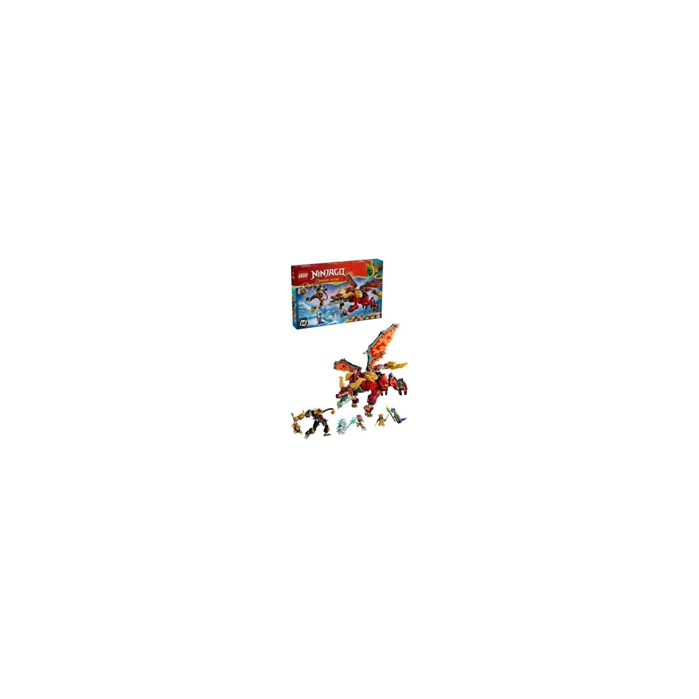 Lego Ninjago 71868 Wyldfyres Transforming Dragon Mech Blocks