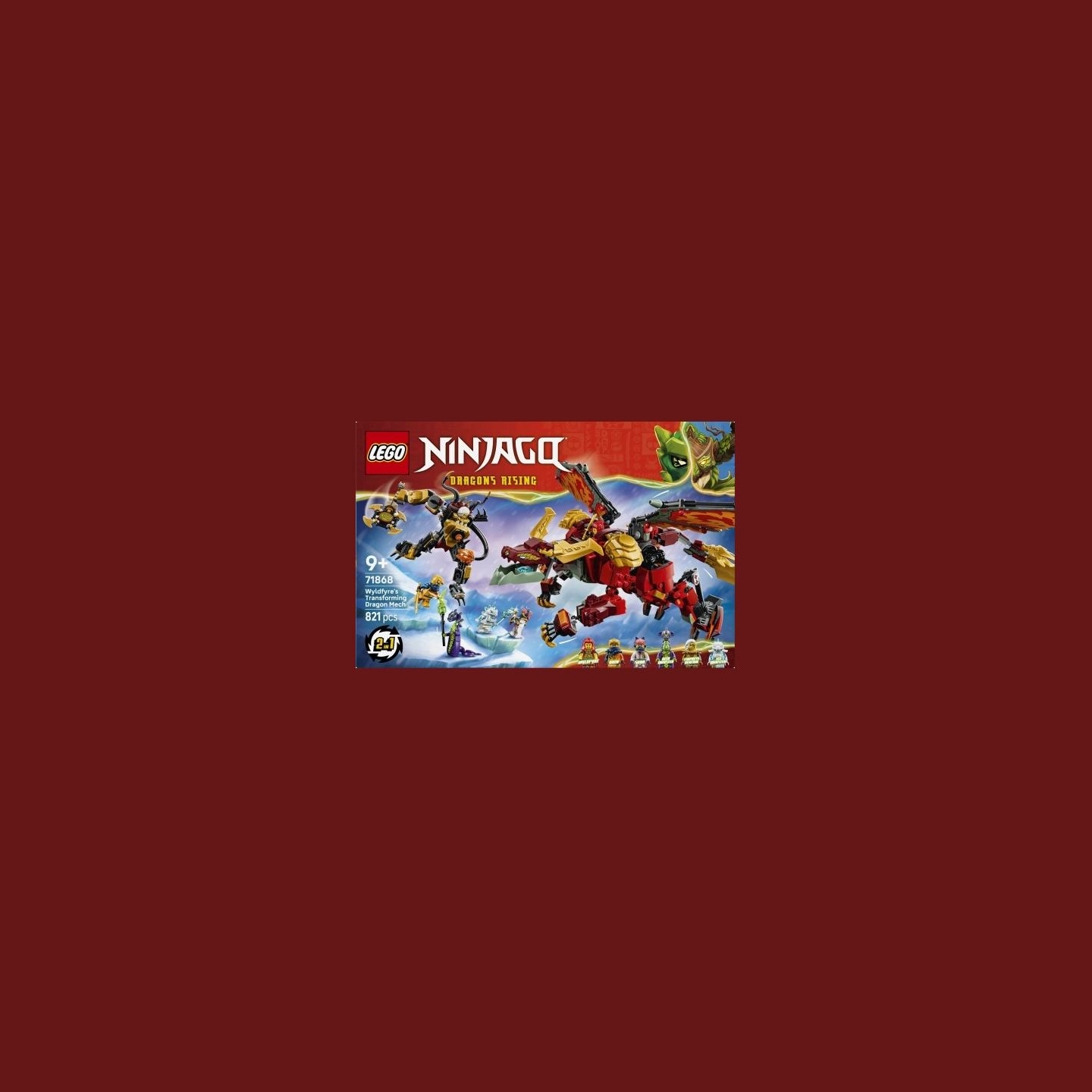 Lego Ninjago 71868 Wyldfyres Transforming Dragon Mech Blocks