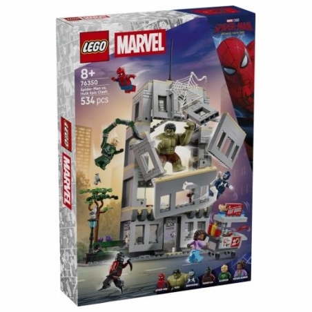 Lego Marvel Super Heroes 76350 Spider-Man vs.Hulk Epic Clash Blocks