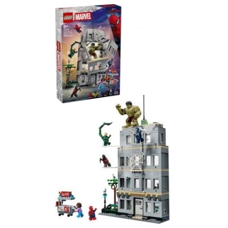 Lego Marvel Super Heroes 76350 Spider-Man vs.Hulk Epic Clash Blocks