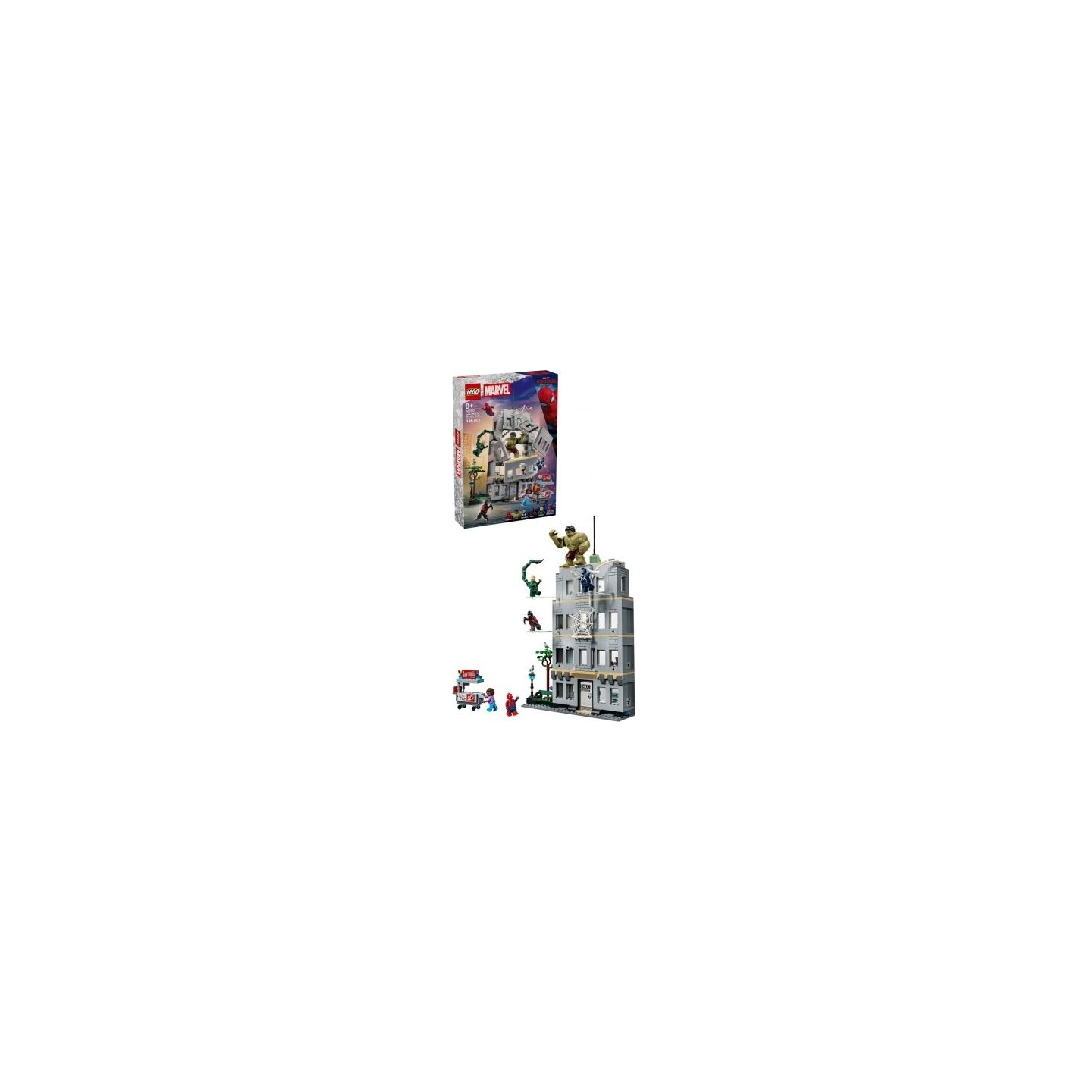 Lego Marvel Super Heroes 76350 Spider-Man vs.Hulk Epic Clash Blocks