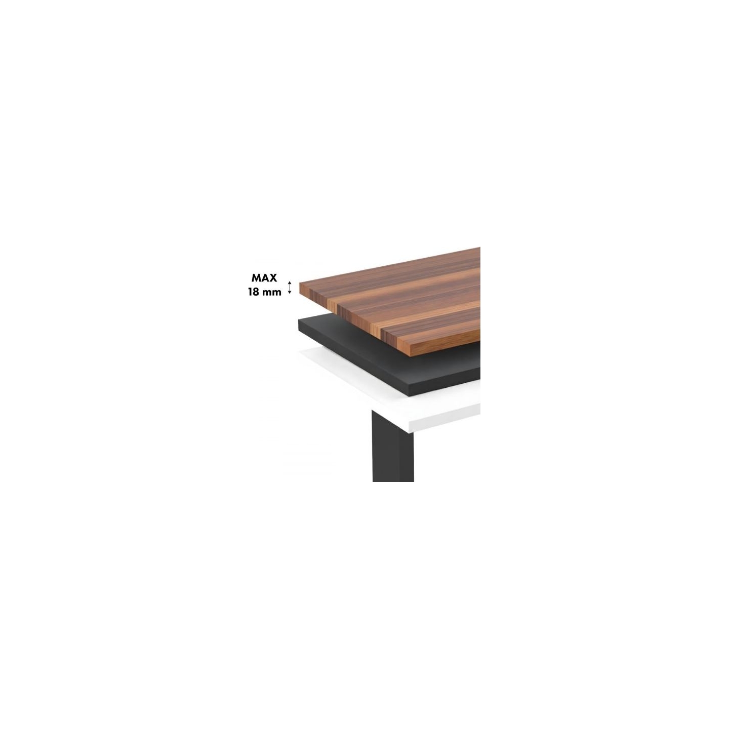Ergo Office Electric desk ER-400B, regulation