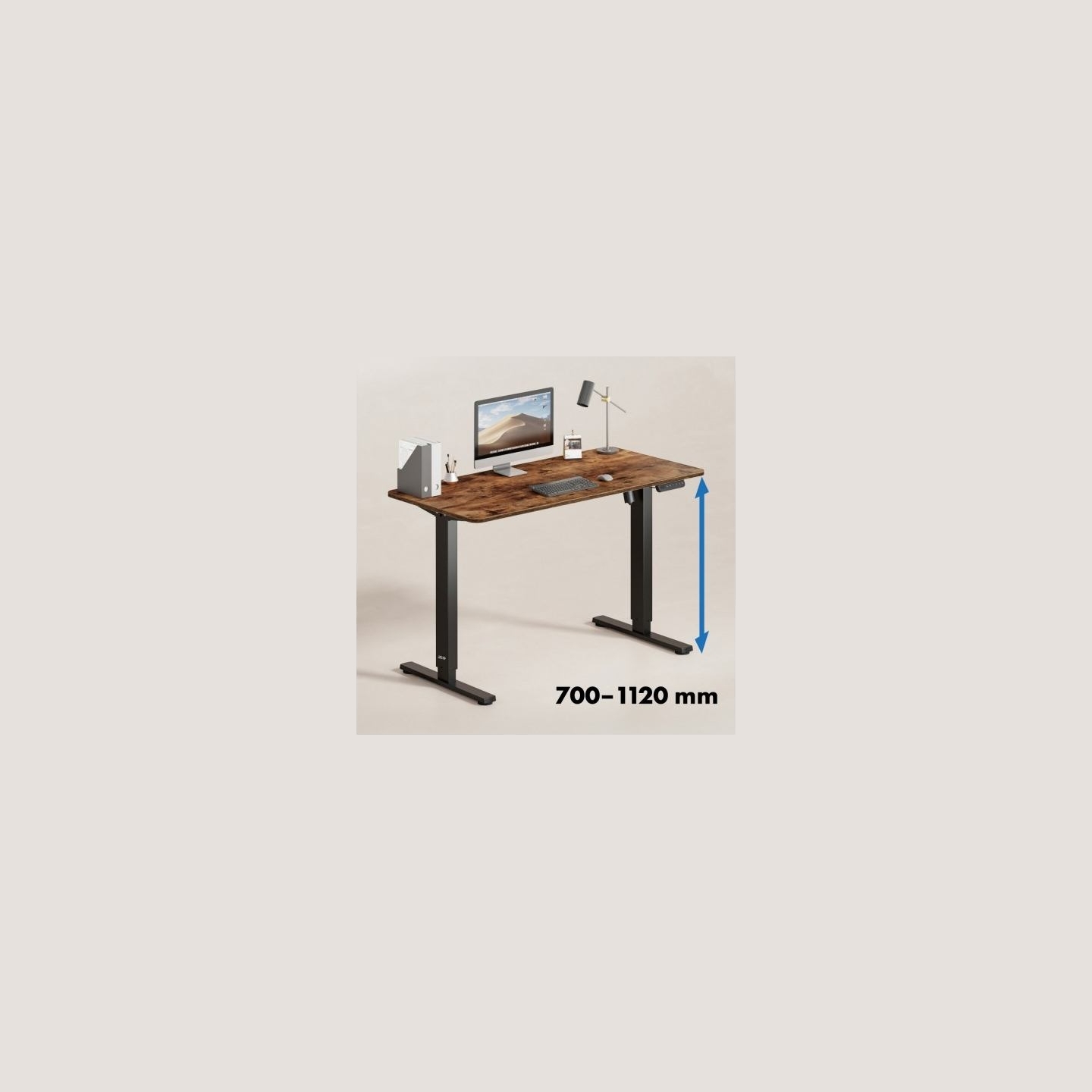 Ergo Office Electric desk ER-400B, regulation