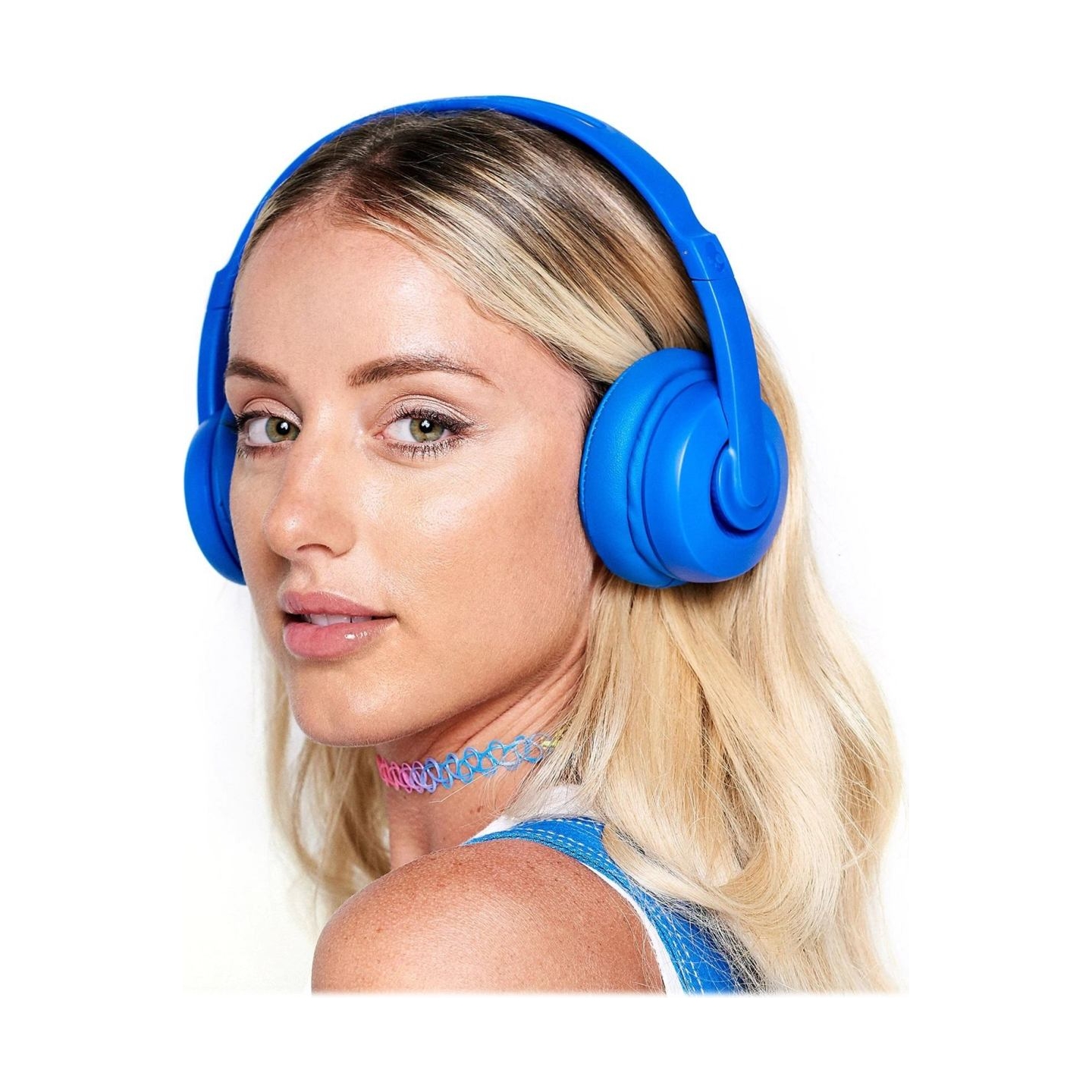 Skullcandy | Wireless Headphones | Cassette | Wireless/Wired | On-Ear | Microphone | Blue | Wireless