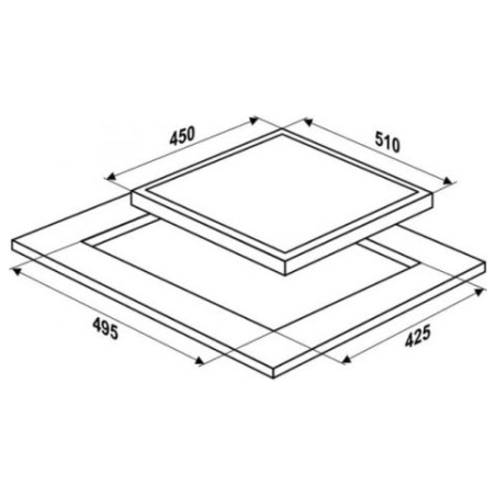 MPM -45-IM-16/W Induction Hob