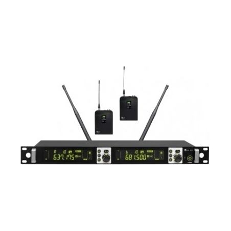 Avtek Wireless set with two bodypack transmitters WM 2B SET