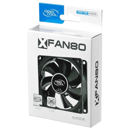 Deepcool 80mm case ventilation fan, 2 Pin; hydro bearing, | Deepcool